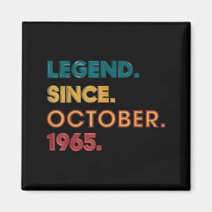 Legend 1965 60th Birthday For Men Women 60 Year Ol Magnet