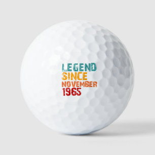 Legend 1965 60th Birthday Gifts for Men Women 60 Y Golf Balls