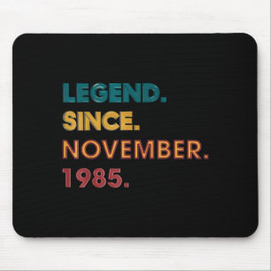 Legend 1985 40th Birthday For Men Women 40 Year Ol Mouse Pad