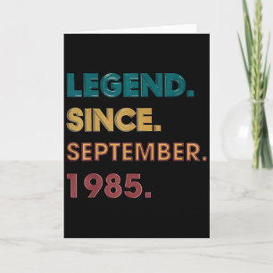 Legend 1985 40th Birthday Gifts For Men Women 40 Y Card