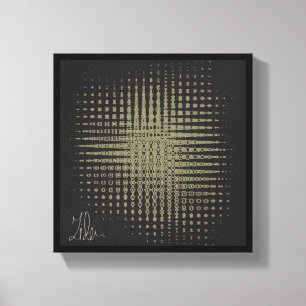 Legend- Abstract art stretched canvas Print
