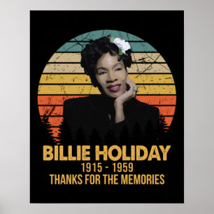 Legend Billie Holiday Thank You For The Memories Poster