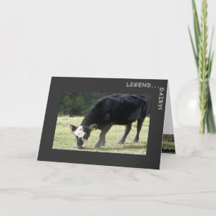 Legend...Dairy Congratulations Card