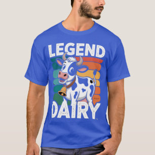 Legend Dairy Funny Farmer Cow Farmer Pun Graphic C T-Shirt