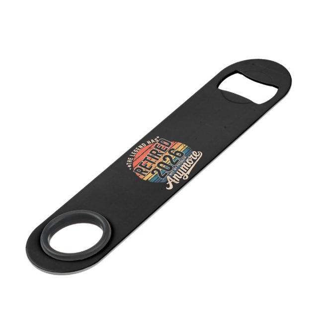 Legend Has Retired 2026 Not My Problem Anymore  Bar Key (Back Angled)