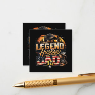 Legend Husband Dad Enclosure Card