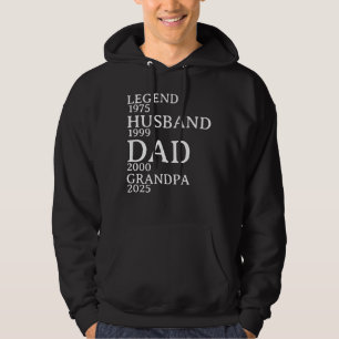 Legend Husband Dad Grandpa Customized Years Hoodie