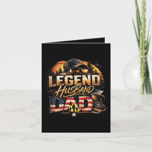 Legend Husband Dad Holiday Card