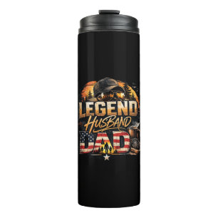 Legend Husband Dad Thermal Tumbler