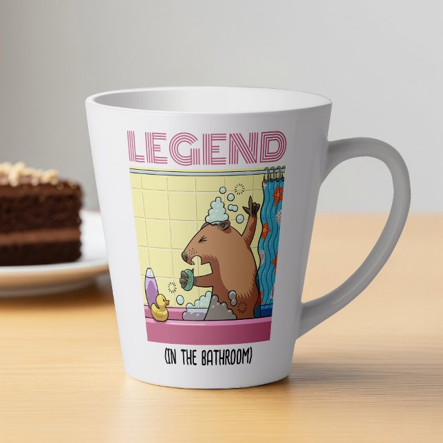 Legend (In The Bathroom) Singing Groundhog Latte Mug (Creator Uploaded)