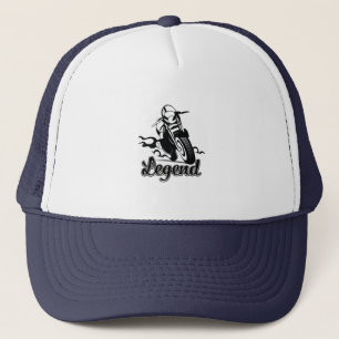 Legend Motorcycle T-Shirt Trucker Hat