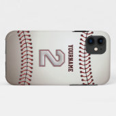 Legend Number 2 Shortstop - Custom Name Baseball Case-Mate iPhone Case (Back (Horizontal))