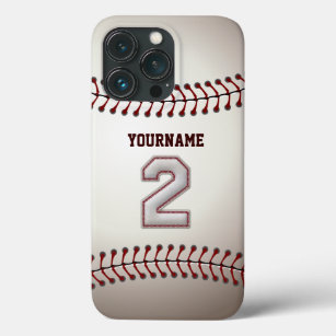 Legend Number 2 Shortstop - Custom Name Baseball iPhone 13 Pro Case