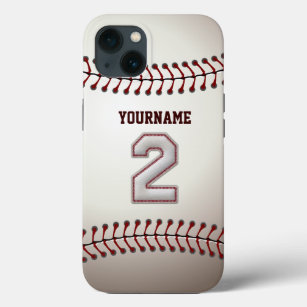 Legend Number 2 Shortstop - Custom Name Baseball iPhone 13 Case