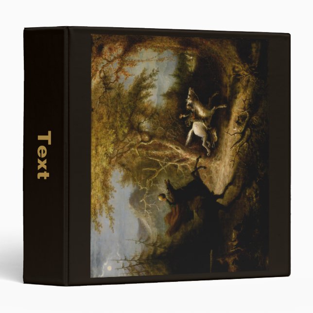 Legend of Headless Horseman Halloween Ghost Binder (Front/Spine)