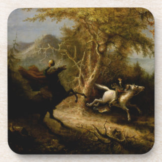 Legend of Headless Horseman Halloween Ghost Coaster