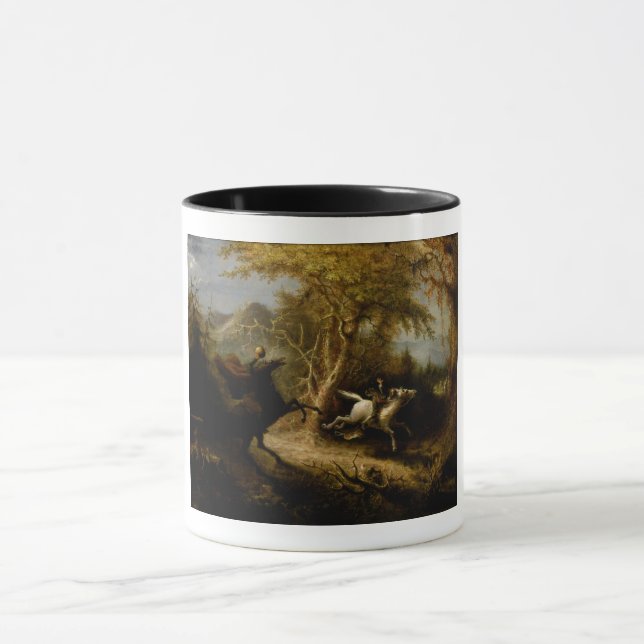 Legend of Headless Horseman Halloween Ghost Mug (Center)