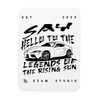 Legend of the Rising Sun - Bold Artistic Design Magnet