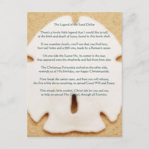 Legend of the Sand Dollar Postcard