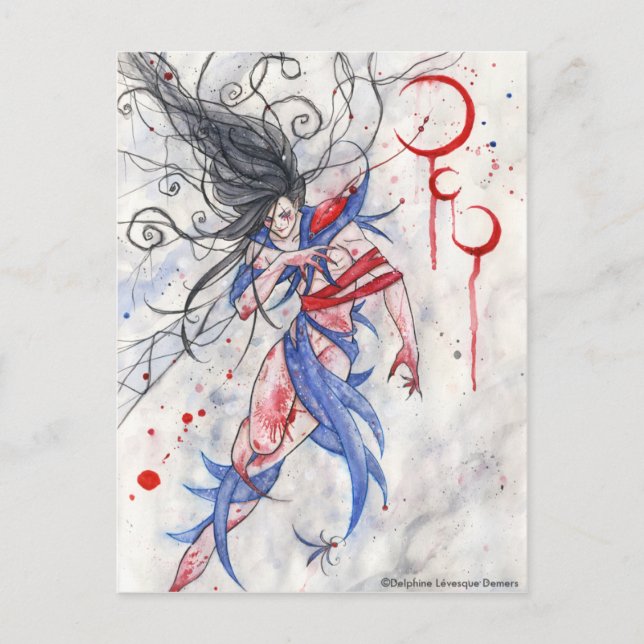 Legend Of The Three Moons Gothic Postcard (Front)