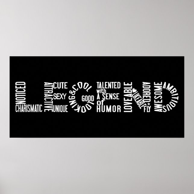 Legend poster - customize! (Front)
