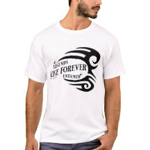 legend quote icon legacy fight design t-shirt