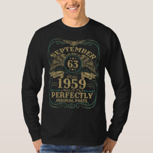 Legend September 1959 Vintage 63th Birthday T-Shirt