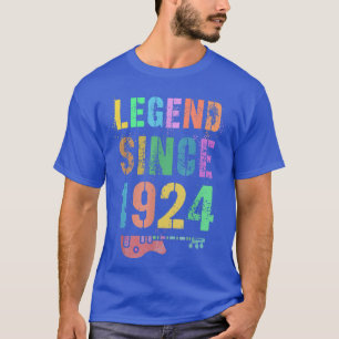 LEGEND Since 1924 Awesome Rockstar 98th Birthday G T-Shirt