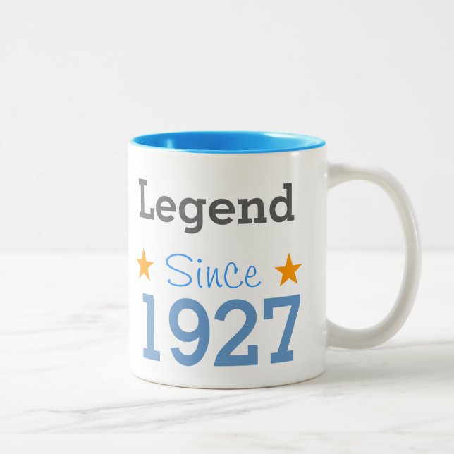 Legend Since 1927 Two-Tone Coffee Mug (Right)