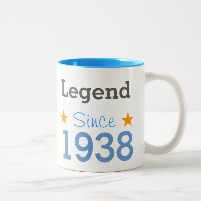 Legend Since 1938 Two-Tone Coffee Mug (Right)
