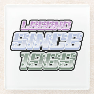 Legend Since 1965 Glass Coaster