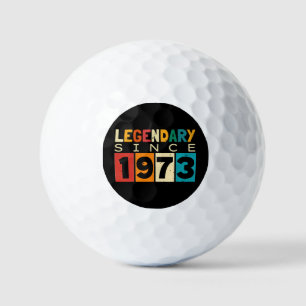 Legend Since 1973 51st Birthday Golf Balls
