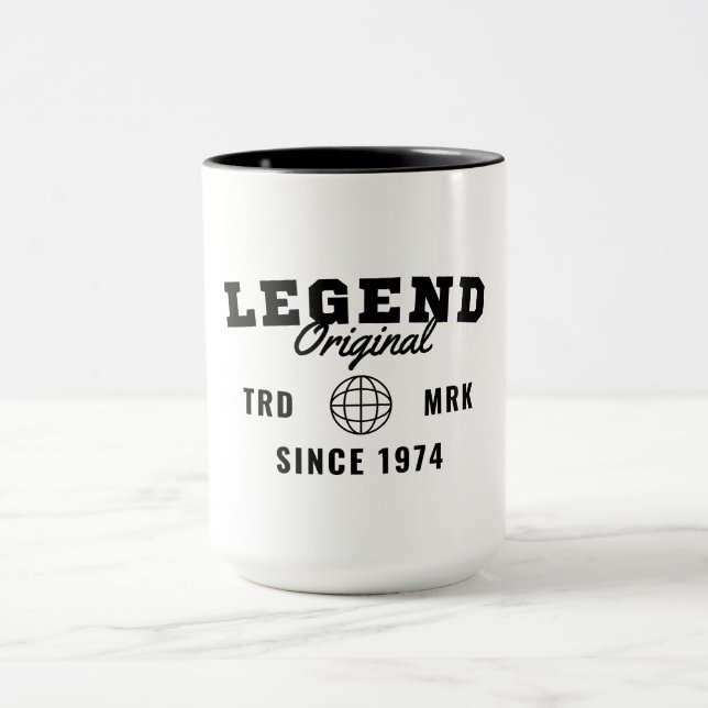 Legend Since 1974 Mug (Center)