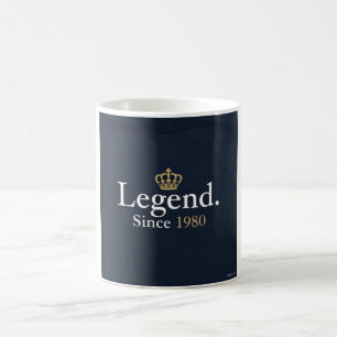 Legend Since 1980 Coffee Mug - 45th Birthday Gift