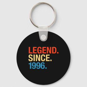 Legend Since 1996 Years Old Gifts 26th Birthday  Keychain