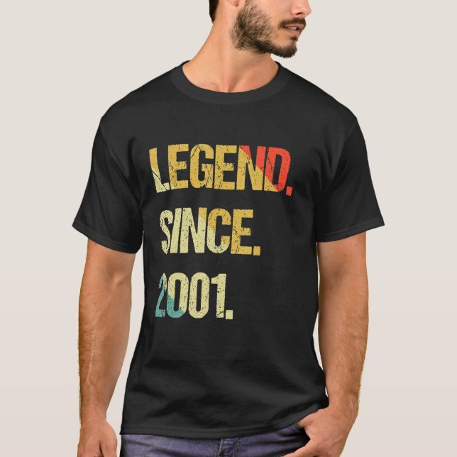 Legend Since 2001 T-Shirt (Front)
