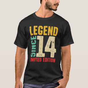 Legend Since 2014 9th Birthday Retro 9 Years Old B T-Shirt