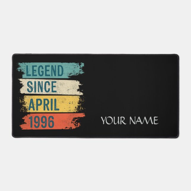 Legend Since April 1996 Desk Mat (Front)