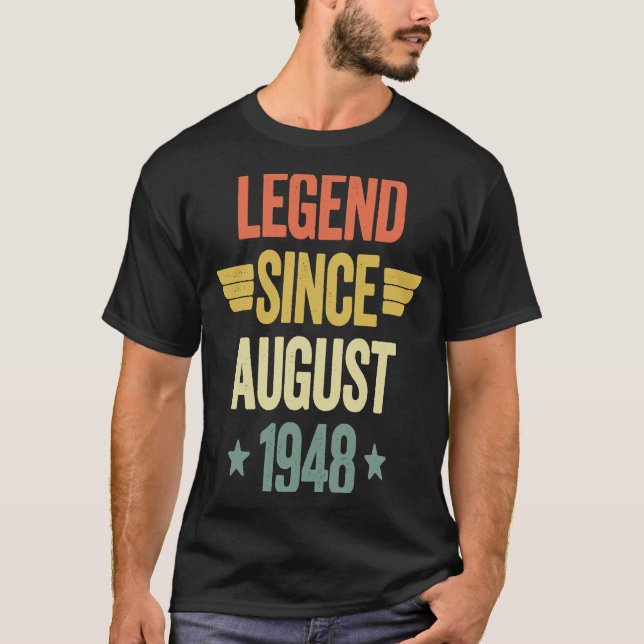 Legend Since August 1948 T-Shirt (Front)