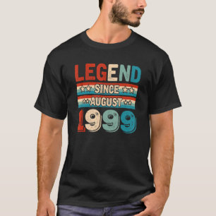Legend Since August 1999 Retro 23 Years Old 23th B T-Shirt