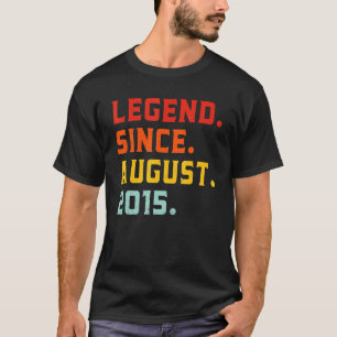 Legend Since August 2015 7 Years Old Vintage 7th B T-Shirt