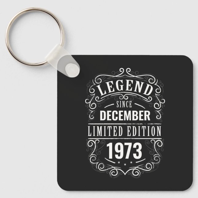 Legend Since Customized Keychain (Front)