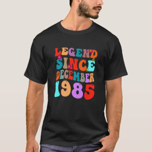Legend Since December 1985 Vintage Birthday Retro T-Shirt
