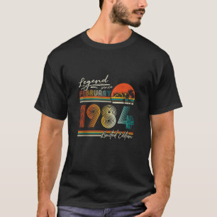 Legend Since February 1984 Vintage 40th Birthday G T-Shirt