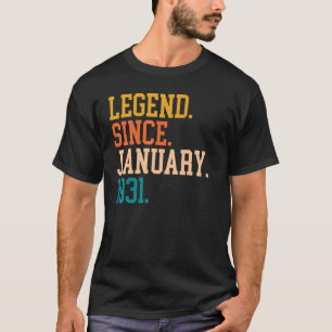 Legend Since January 1931 For Men Women January 19 T-Shirt