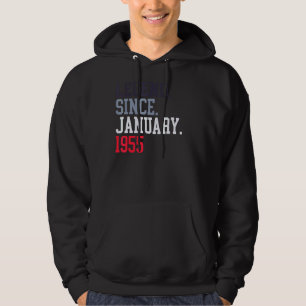 Legend Since January 1955 For Men Women January 19 Hoodie