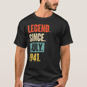 Legend Since July 1941 81 Year Old 81st Birthday T-Shirt