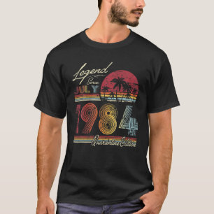 Legend Since July 1984 37 Years 37Th Quarantine Bi T-Shirt