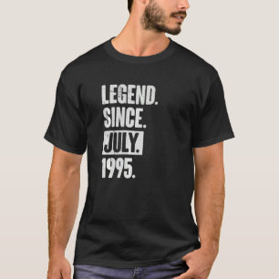Legend Since July 1995 27 Year Old 27th Birthday T-Shirt