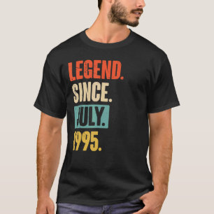 Legend Since July 1995 27 Year Old 27th Birthday T-Shirt